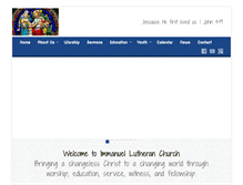 Tablet Screenshot of immanuelcharlottesville.com